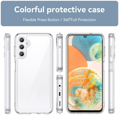 For Samsung Galaxy M44 5G Colorful Series Acrylic Hybrid TPU Phone Case(Transparent) - Galaxy Phone Cases by buy2fix | Online Shopping UK | buy2fix