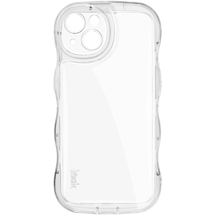 For iPhone 14 IMAK Wave Bubble Soft Shockproof Phone Case(Transparent) - iPhone 14 Cases by imak | Online Shopping UK | buy2fix