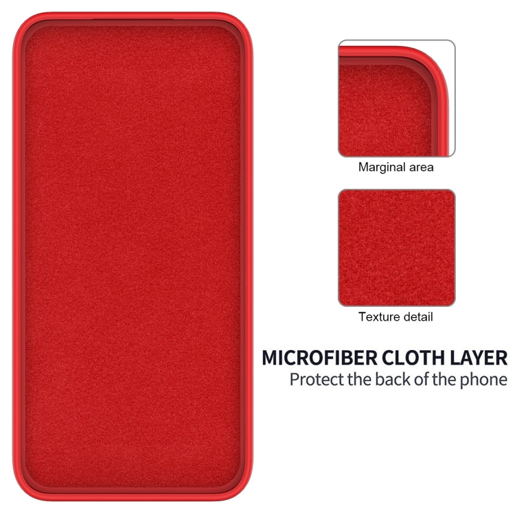 For Xiaomi Redmi Note 13 Pro 4G/Poco M6 Pro 4G Solid Color Liquid Silicone Dropproof Full Coverage Phone Case(Red) - Note 13 Pro Cases by buy2fix | Online Shopping UK | buy2fix