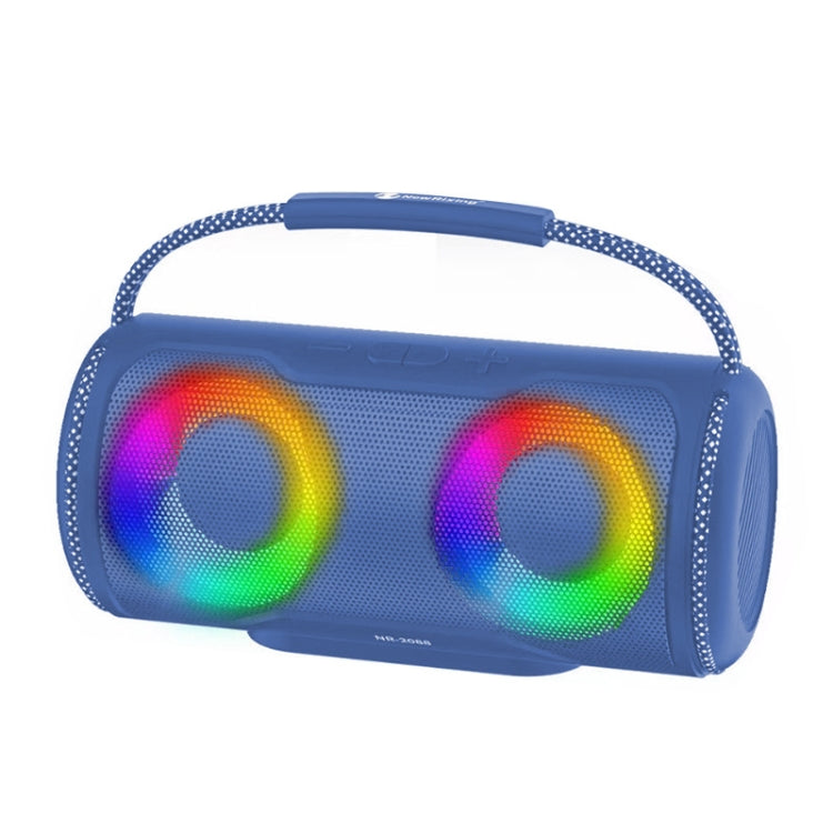 NewRixing NR2088 Wireless Portable TWS Bluetooth Speaker(Blue) - Desktop Speaker by NewRixing | Online Shopping UK | buy2fix