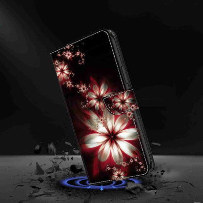 For Samsung Galaxy S24+ 5G Crystal 3D Shockproof Protective Leather Phone Case(Fantastic Flower) - Galaxy S24+ 5G Cases by buy2fix | Online Shopping UK | buy2fix