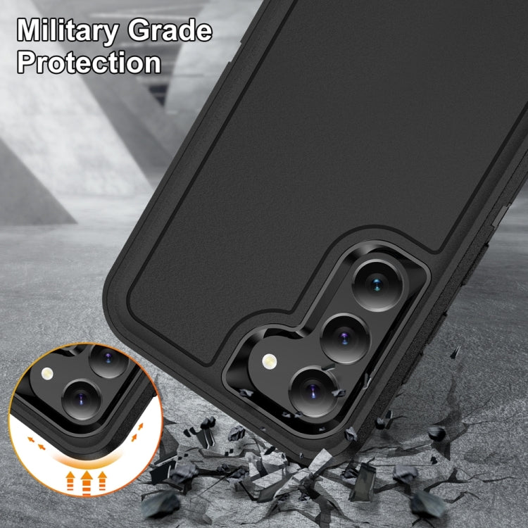 For Samsung Galaxy S24+ 5G Life Waterproof Rugged Phone Case(Black) - Galaxy S24+ 5G Cases by buy2fix | Online Shopping UK | buy2fix