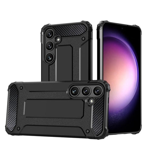 For Samsung Galaxy S25+ 5G Magic Armor TPU Hybrid PC Phone Case(Black) - Galaxy S25+ 5G Cases by buy2fix | Online Shopping UK | buy2fix