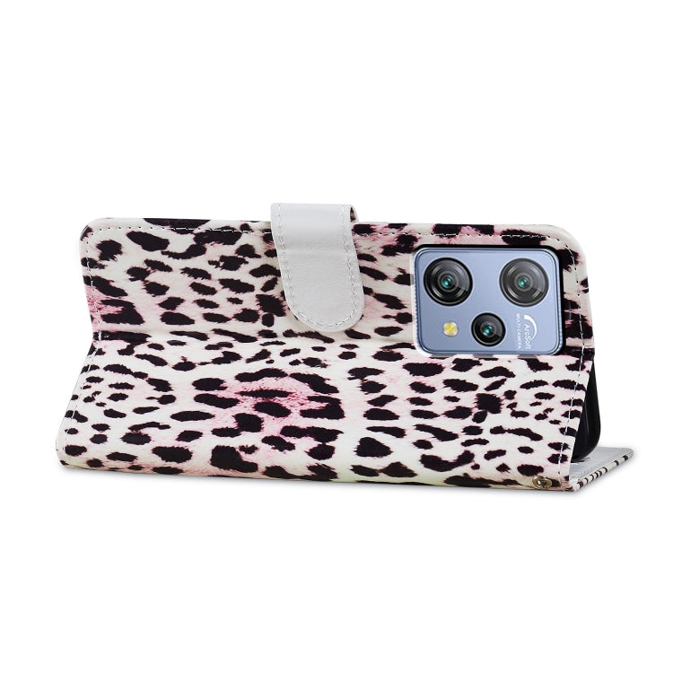 For Blackview A53 Pro Painted Pattern Horizontal Flip Leather Phone Case(Leopard) - More Brand by buy2fix | Online Shopping UK | buy2fix