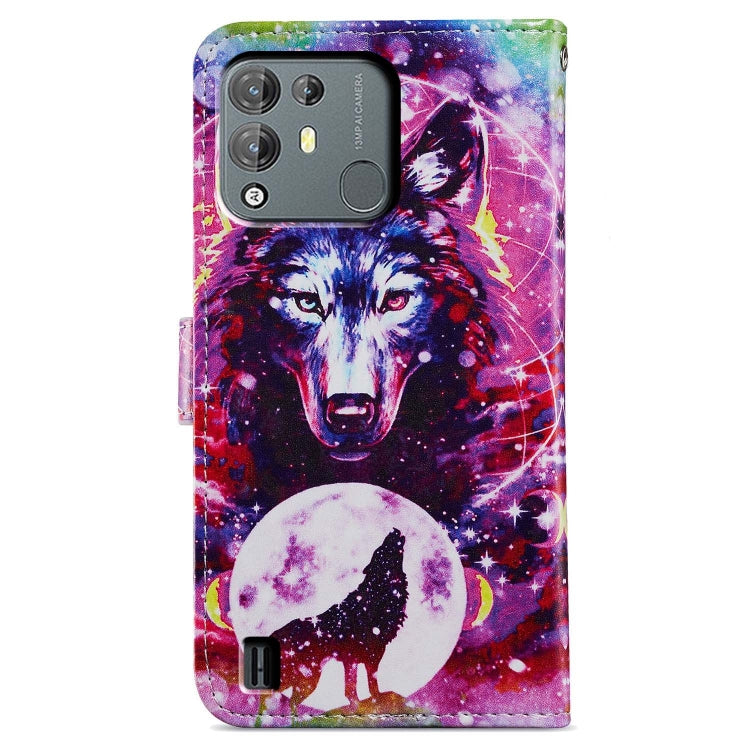 For Blackview A55 Pro Painted Pattern Horizontal Flip Leather Phone Case(Wolf Totem) - More Brand by buy2fix | Online Shopping UK | buy2fix