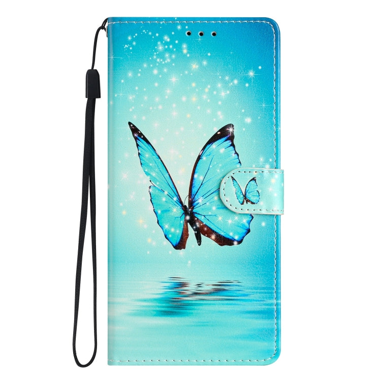 For Blackview A53 Pro Colored Drawing Leather Phone Case(Blue Butterfly) - More Brand by buy2fix | Online Shopping UK | buy2fix