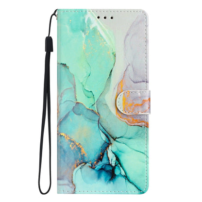 For Ulefone Note 14 Colored Drawing Leather Phone Case(Green Marble) - Ulefone Cases by buy2fix | Online Shopping UK | buy2fix