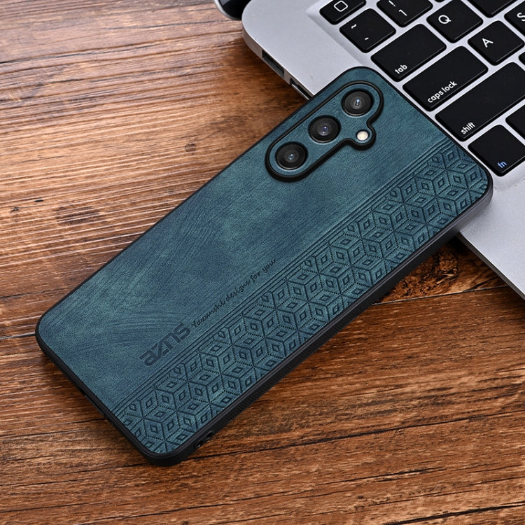 For Samsung Galaxy S24 5G AZNS 3D Embossed Skin Feel Phone Case(Dark Green) - Galaxy S24 5G Cases by AZNS | Online Shopping UK | buy2fix