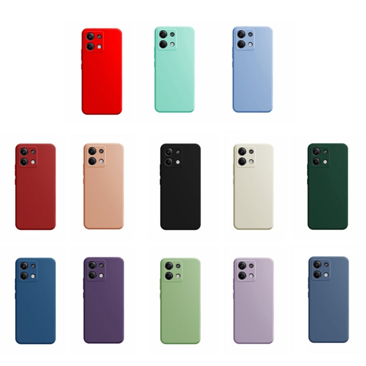 For Xiaomi Redmi Note 13 5G Imitation Liquid Silicone Phone Case(Light Purple) - Note 13 Cases by buy2fix | Online Shopping UK | buy2fix