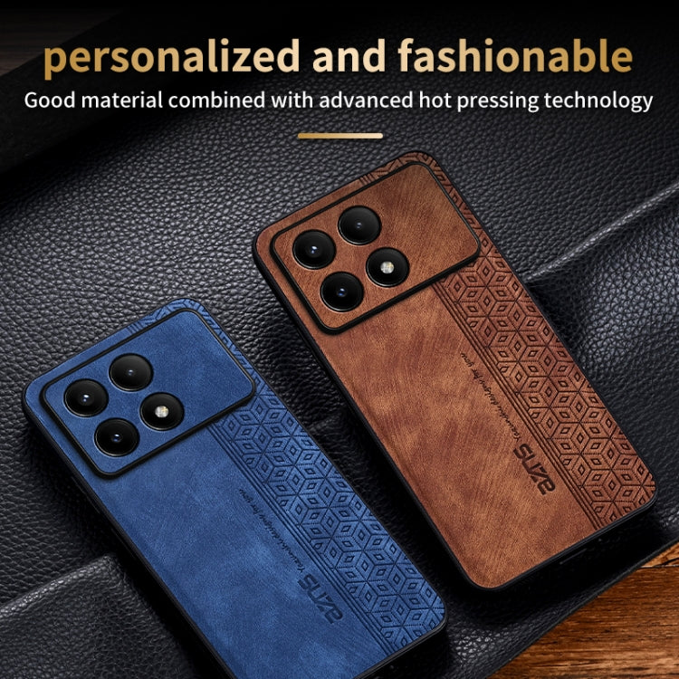 For Xiaomi Redmi K70 AZNS 3D Embossed Skin Feel Phone Case(Purple) - K70 Cases by AZNS | Online Shopping UK | buy2fix