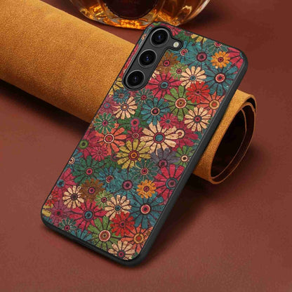 For Samsung Galaxy S23 FE 5G Four Seasons Flower Language Series TPU Phone Case(Spring Green) - Galaxy S23 FE 5G Cases by buy2fix | Online Shopping UK | buy2fix