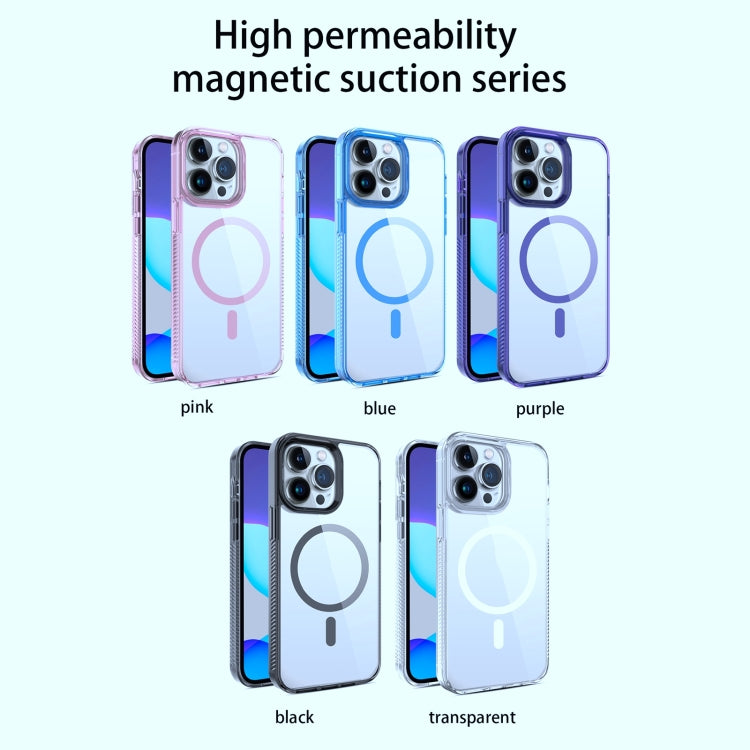 For iPhone 14 Plus 2.5mm MagSafe Acrylic Hybrid TPU Phone Case(Deep Purple) - iPhone 14 Plus Cases by buy2fix | Online Shopping UK | buy2fix