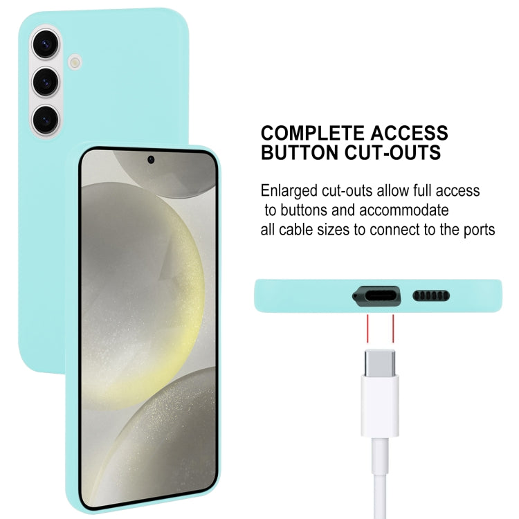 For Samsung Galaxy S24 5G GOOSPERY SOFT FEELING Liquid TPU Soft Phone Case(Mint Green) - Galaxy S24 5G Cases by GOOSPERY | Online Shopping UK | buy2fix