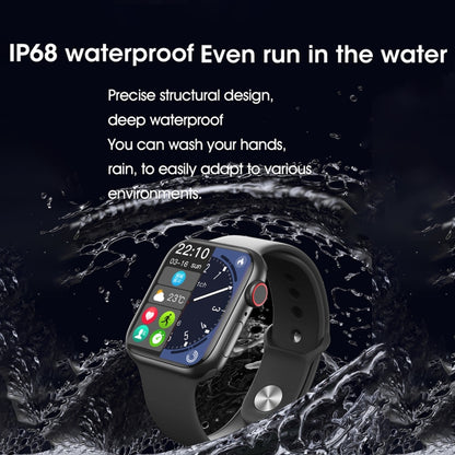 WIWU SW01 S9 2.1 inch IPS Screen IP68 Waterproof Bluetooth Smart Watch(Silver) - Smart Watches by WIWU | Online Shopping UK | buy2fix