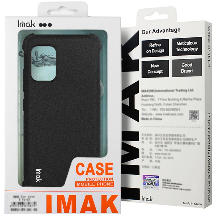 For OnePlus Nord CE4 5G / OPPO K12 5G imak Shockproof Airbag TPU Phone Case(Matte Black) - OnePlus Cases by imak | Online Shopping UK | buy2fix