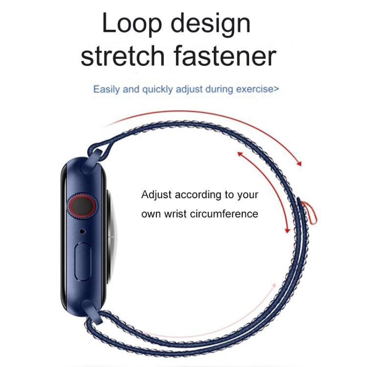 For Apple Watch Ultra 2 49mm Loop Nylon Watch Band(Colorful Starlight) - Watch Bands by buy2fix | Online Shopping UK | buy2fix