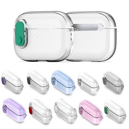 For AirPods 3 DUX DUCIS PECK Series Split Transparent Carbon Fiber Earphone Case(Blue) - For AirPods 3 by DUX DUCIS | Online Shopping UK | buy2fix