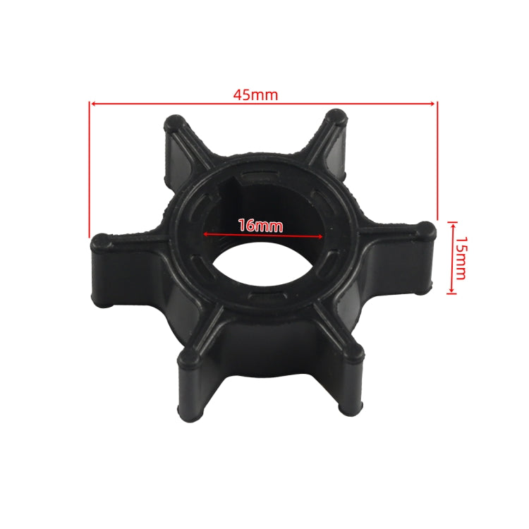 For Honda Outboard Pump Impeller 06192-ZW9-A30(Black) - Marine Accessories & Parts by buy2fix | Online Shopping UK | buy2fix
