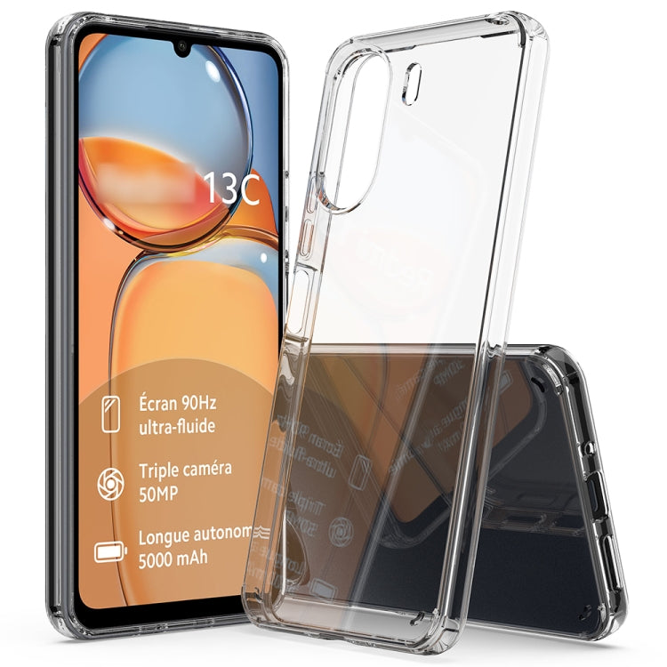 For Xiaomi Redmi 13C 4G Scratchproof Acrylic TPU Phone Case(Transparent) - 13C Cases by buy2fix | Online Shopping UK | buy2fix