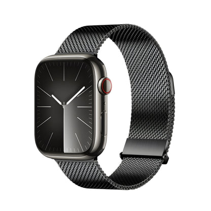 For Apple Watch SE 2023 44mm DUX DUCIS Milanese Pro Series Stainless Steel Watch Band(Black) - Watch Bands by DUX DUCIS | Online Shopping UK | buy2fix