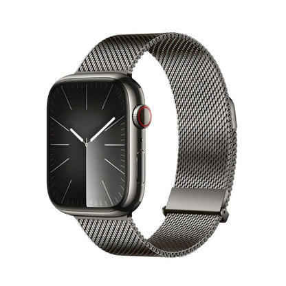 For Apple Watch 38mm DUX DUCIS Milanese Pro Series Stainless Steel Watch Band(Graphite) - Watch Bands by DUX DUCIS | Online Shopping UK | buy2fix