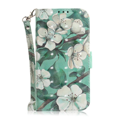 For Google Pixel 9 3D Colored Horizontal Flip Leather Phone Case(Watercolor Flower) - Google Cases by buy2fix | Online Shopping UK | buy2fix