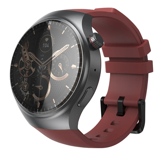 LEMFO DM80 1.43 inch AMOLED Round Screen Smart Watch Android 8.1, Specification:2GB+16GB(Red) - Android Watch by LEMFO | Online Shopping UK | buy2fix