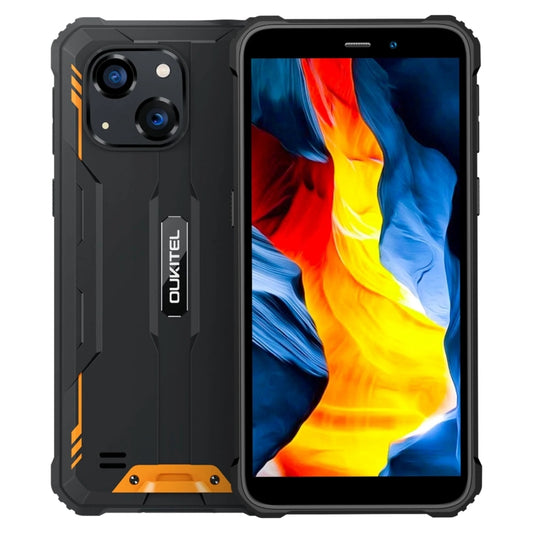 [HK Warehouse] Oukitel WP32, 4GB+128GB, IP68/IP69K, 5.93 inch Android 13 Unisoc Tiger T606 Octa-core, NFC, OTG, Network: 4G(Orange) - Other by OUKITEL | Online Shopping UK | buy2fix