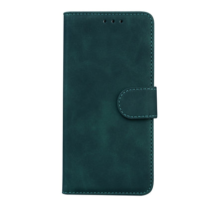 For Google Pixel 9 Skin Feel Pure Color Flip Leather Phone Case(Green) - Google Cases by buy2fix | Online Shopping UK | buy2fix