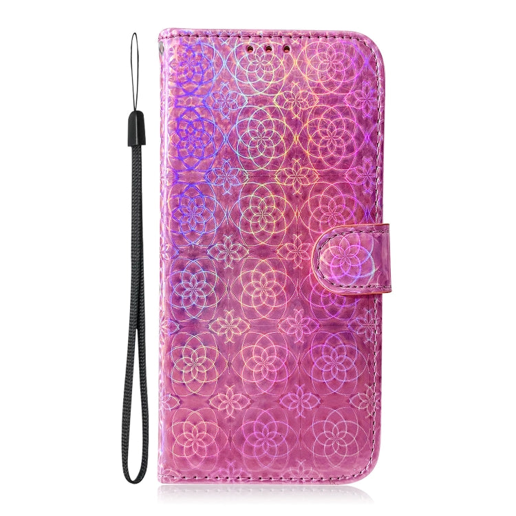 For Google Pixel 9 Pro Colorful Magnetic Buckle Leather Phone Case(Pink) - Google Cases by buy2fix | Online Shopping UK | buy2fix