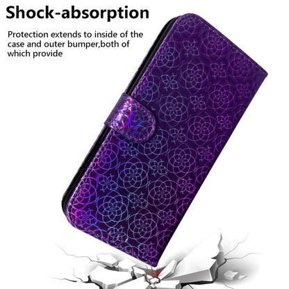 For Google Pixel 9 Colorful Magnetic Buckle Leather Phone Case(Purple) - Google Cases by buy2fix | Online Shopping UK | buy2fix