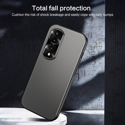 For Honor 70 Pro R-JUST RJ-61 Electroplating Frosted TPU + PC Phone Case(Grey) - Honor Cases by R-JUST | Online Shopping UK | buy2fix