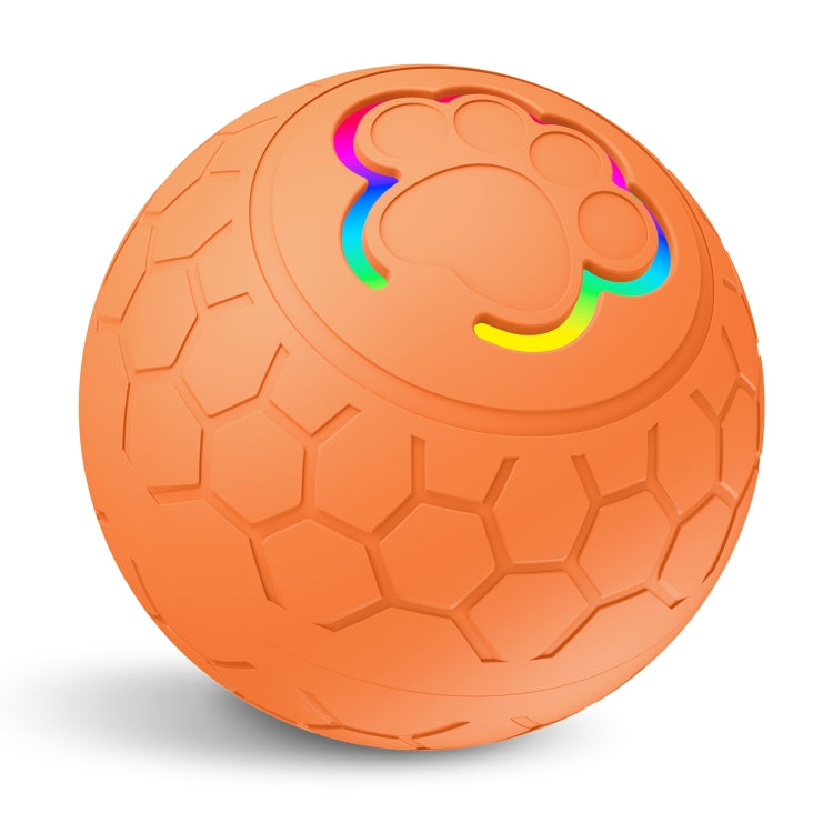 O5 Smart Pet Cat Toy Ball Luminous Yo-Yo Diameter 2.4 inches Standalone Version(Orange) - Rubber Silicone Toys by buy2fix | Online Shopping UK | buy2fix