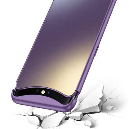 For OPPO Find X GKK AG Craft Skin Feel Magnetic Combination Full Coverage Phone Case(Purple) - OPPO Cases by GKK | Online Shopping UK | buy2fix