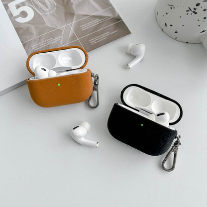 For AirPods Pro 2 Suede Earphone Protective Case(White) - For AirPods Pro 2 by buy2fix | Online Shopping UK | buy2fix