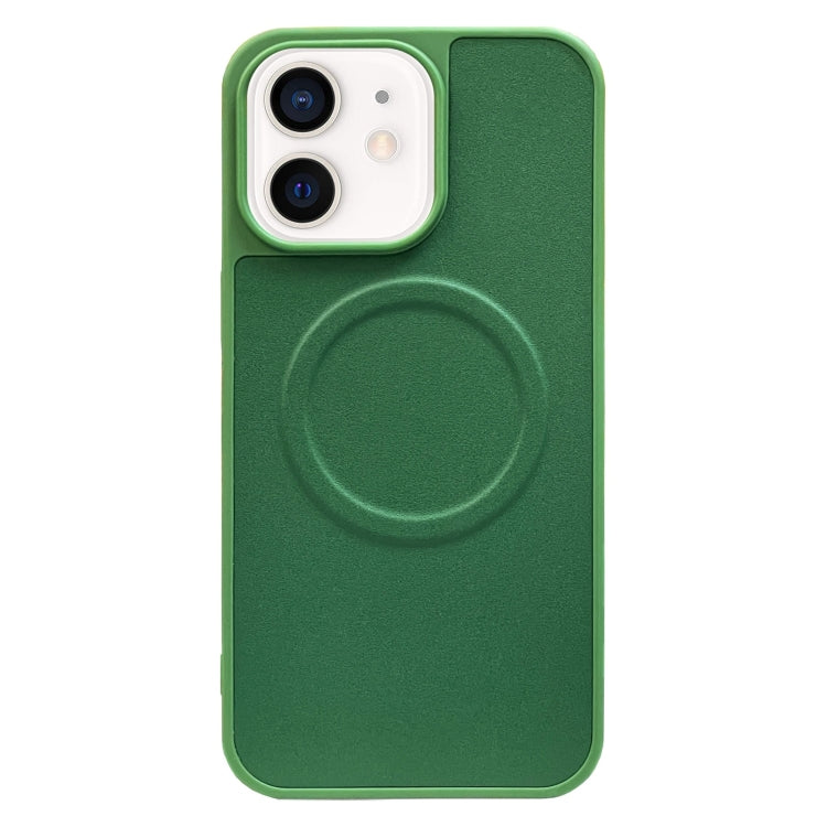 For iPhone 11 2 in 1 MagSafe Magnetic Silicone Leather Phone Case(Green) - iPhone 11 Cases by buy2fix | Online Shopping UK | buy2fix