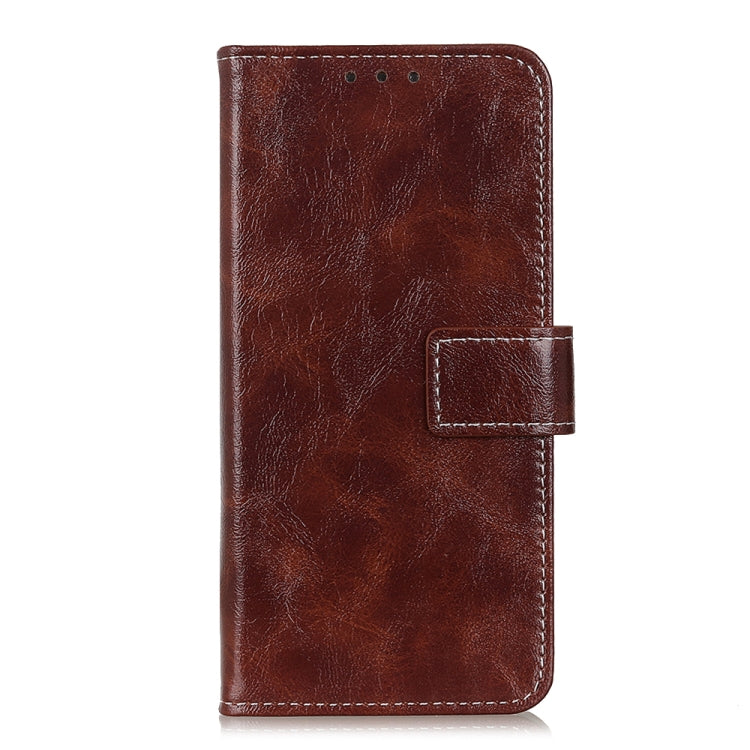 For Google Pixel 9 Retro Crazy Horse Texture Flip Leather Phone Case(Brown) - Google Cases by buy2fix | Online Shopping UK | buy2fix