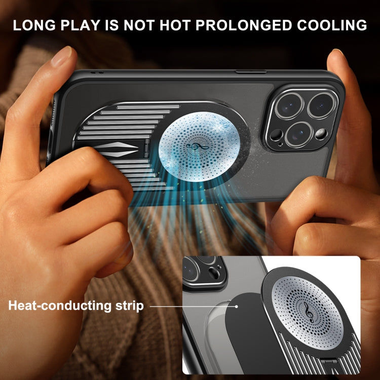 For iPhone 16 Heat Dissipation Aromatherapy Holder Phone Case(Silver) - iPhone 16 Cases by buy2fix | Online Shopping UK | buy2fix