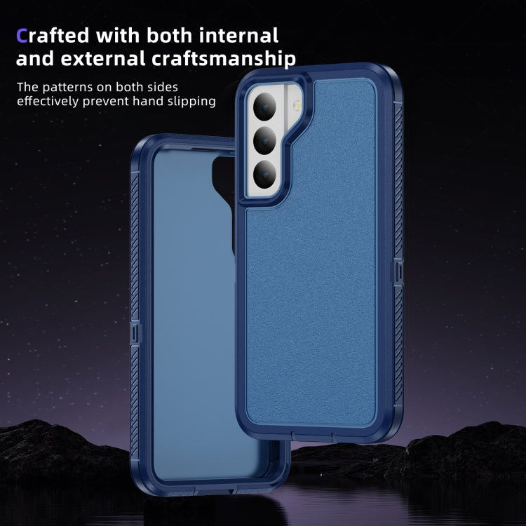 For Samsung Galaxy S22 5G Guard Life Waterproof Frosted Phone Case(Royal Blue) - Galaxy S22 5G Cases by buy2fix | Online Shopping UK | buy2fix