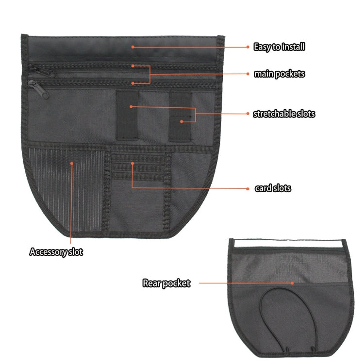 For Yamaha Nmax 155 Motorcycle Seat Storage Bag Tool Bag(Black) - Bags & Luggages by buy2fix | Online Shopping UK | buy2fix