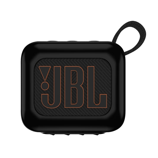 For JBL Go 4 Wireless Bluetooth Speaker Silicone Protective Case(Black) - Protective Case by buy2fix | Online Shopping UK | buy2fix