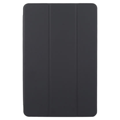 For Huawei MatePad SE 11 2024 Tri-fold Silicone Leather Tablet Case(Black) - Huawei by buy2fix | Online Shopping UK | buy2fix