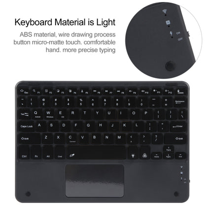 For Huawei MatePad 11 2023 / 2021 Square Button Bluetooth Keyboard Rotatable Holder Leather Case with Touchpad(Black) - Huawei Keyboard by buy2fix | Online Shopping UK | buy2fix