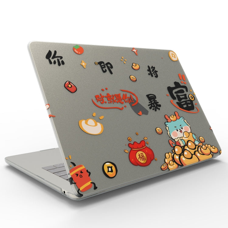 For MacBook Air 13.3 A1932 / A2179 / A2337 UV Printed Pattern Laptop Frosted Protective Case(DDC-1689) - MacBook Air Cases by buy2fix | Online Shopping UK | buy2fix