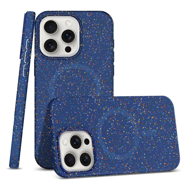 For iPhone 15 Pro Colorful Frosted Magsafe PC Hybrid TPU Phone Case(Blue) - iPhone 15 Pro Cases by buy2fix | Online Shopping UK | buy2fix