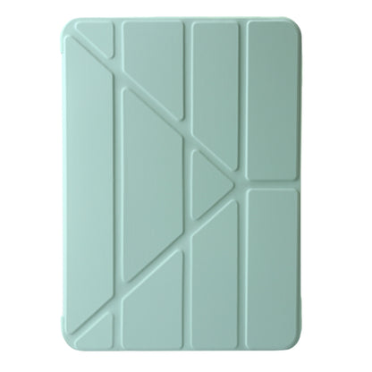 For iPad Pro 11 2024 TPU Deformation Flip Leather Tablet Case with Holder(Mint Green) - iPad Pro 11 2024 Cases by buy2fix | Online Shopping UK | buy2fix