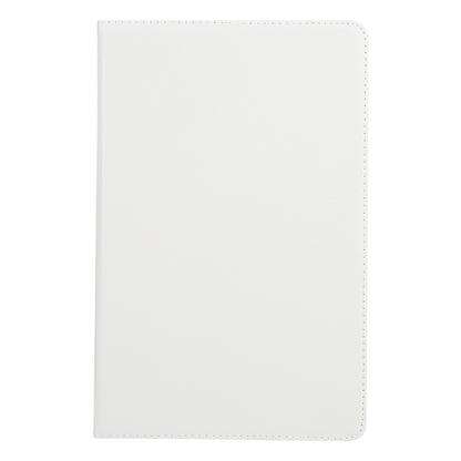 For iPad Pro 13 2024 360 Degree Rotation Litchi Texture Leather Tablet Case with Holder(White) - iPad Pro 13 2024 Cases by buy2fix | Online Shopping UK | buy2fix