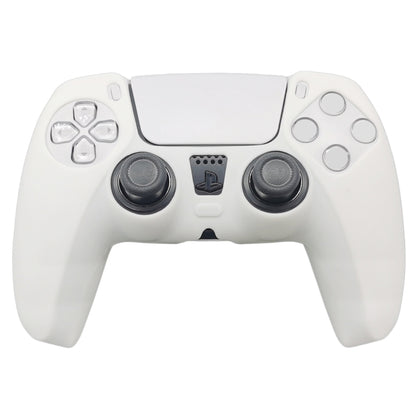 For Sony PS5 Silicone Gamepad Protective Case(White) - Cases by buy2fix | Online Shopping UK | buy2fix