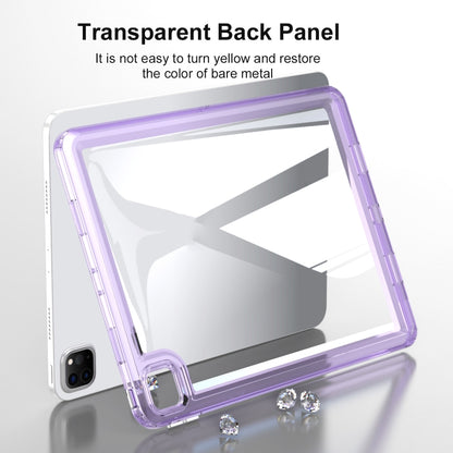 For iPad Air 11 2024 Transparent Acrylic Tablet Case(Light Purple) - iPad Air 11 2024 Cases by buy2fix | Online Shopping UK | buy2fix