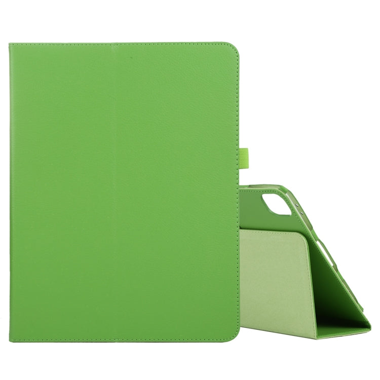 For iPad Pro 11 2024 Litchi Texture Solid Color Leather Tablet Case(Green) - iPad Pro 11 2024 Cases by buy2fix | Online Shopping UK | buy2fix